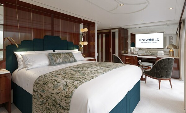 UNIWORLD Boutique River Cruises S.S Marlene Suite Bedroom 2.jpeg